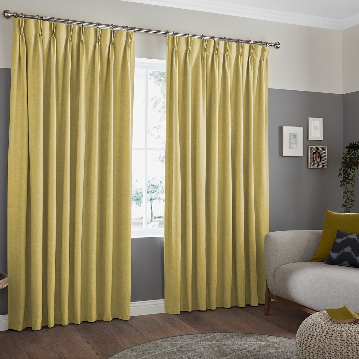 Product photograph of Jenson Sunflower Curtain from Choice Furniture Superstore.