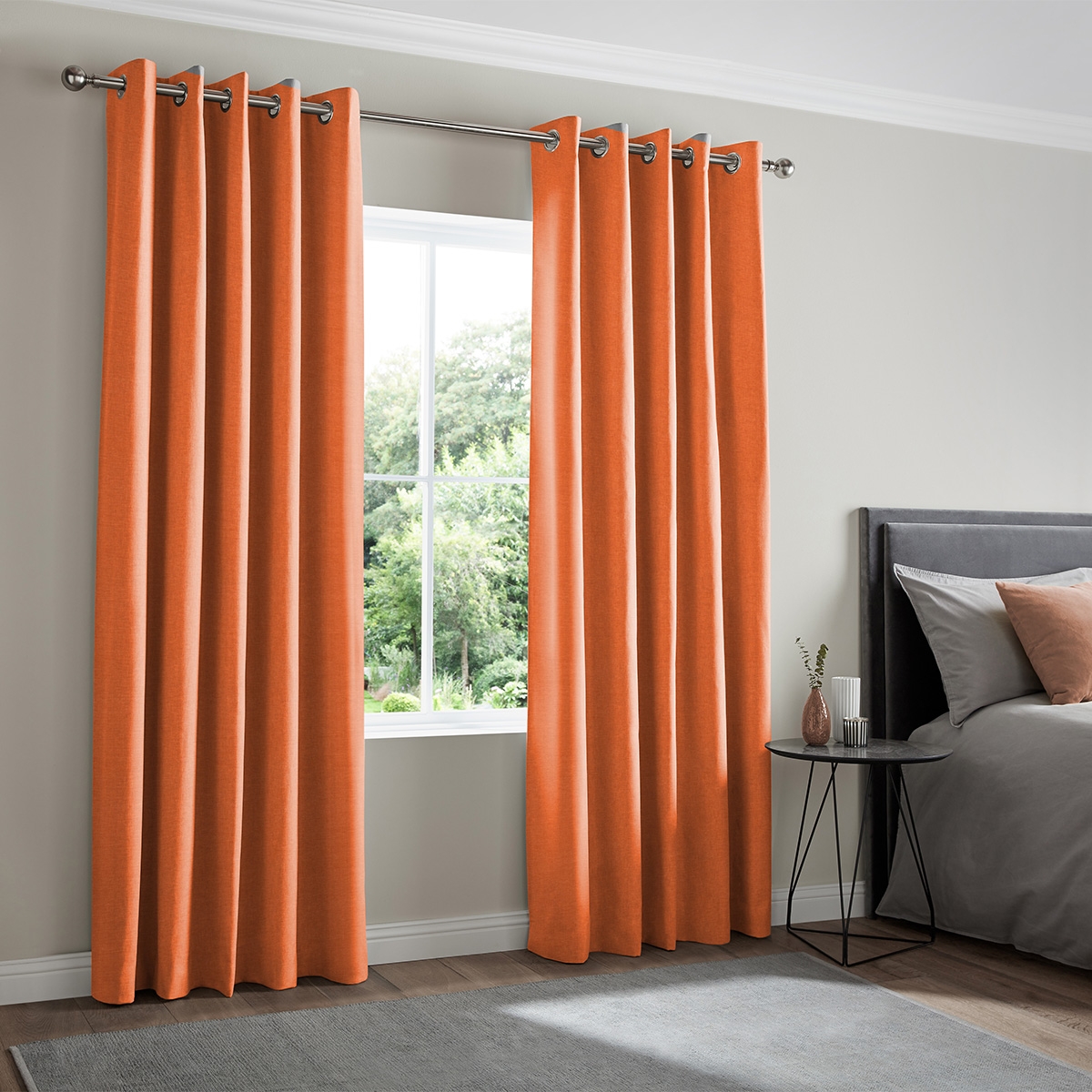 Product photograph of Jenson Paprika Curtain from Choice Furniture Superstore.