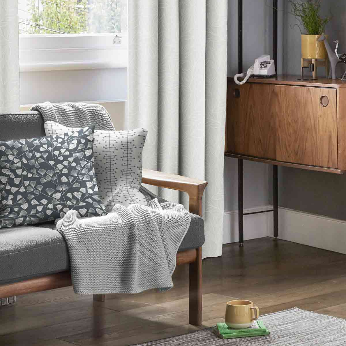 Product photograph of Missprint Laurus Stonewash Curtain from Choice Furniture Superstore.