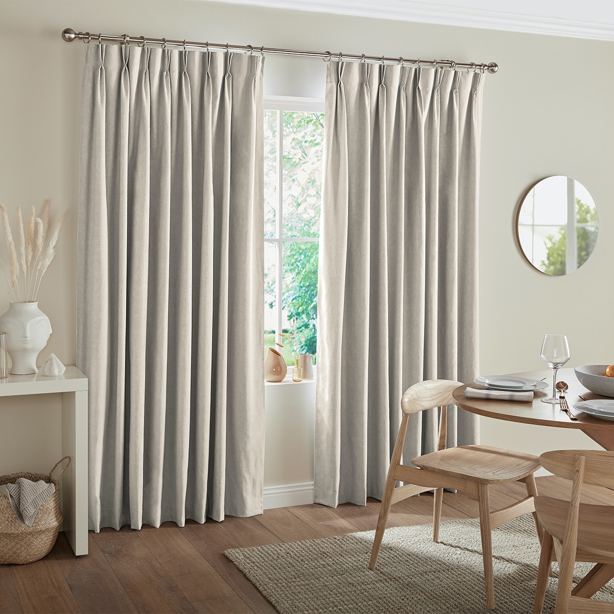 Product photograph of Mina Truffle Curtain from Choice Furniture Superstore.