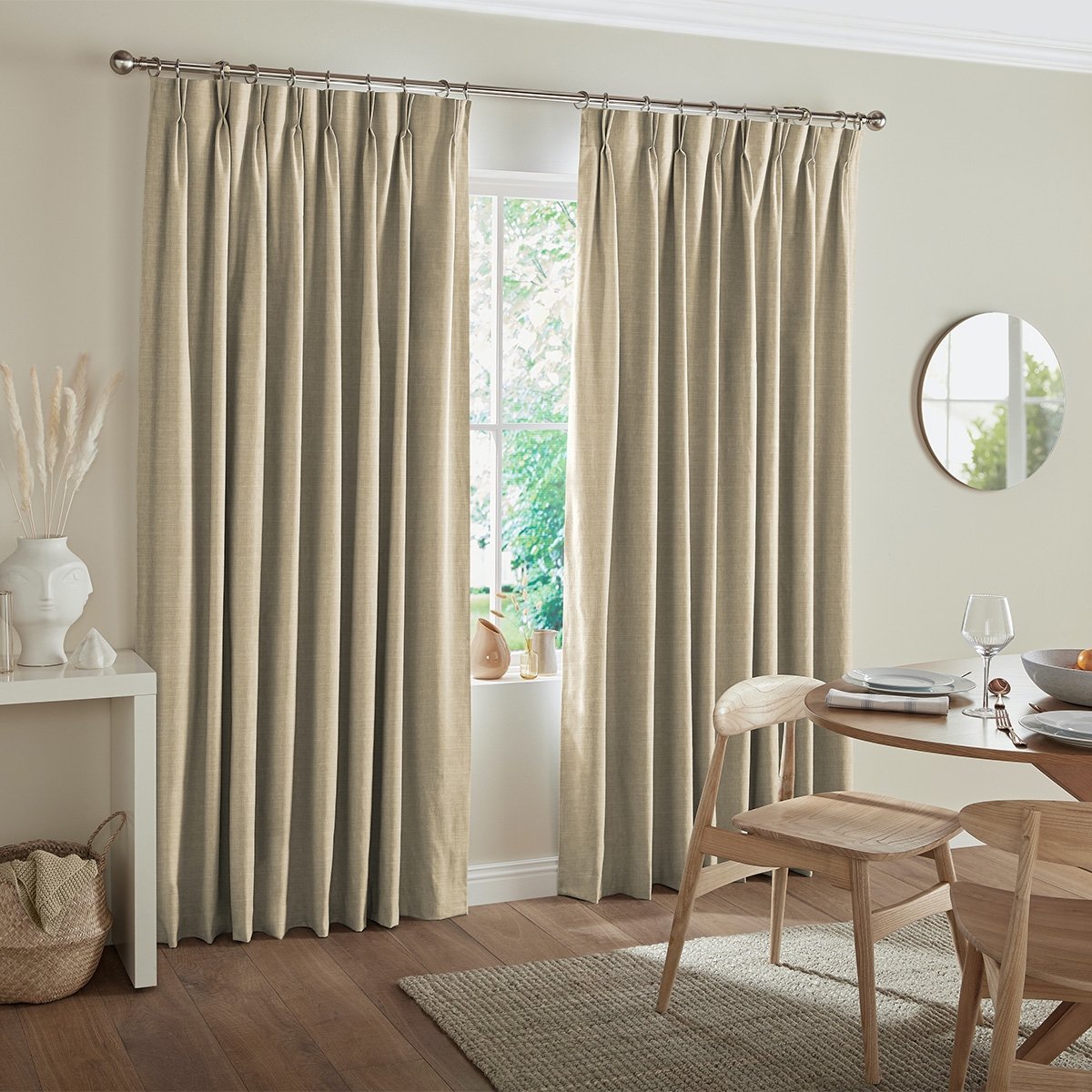 Product photograph of Tyson Sand Curtain from Choice Furniture Superstore.