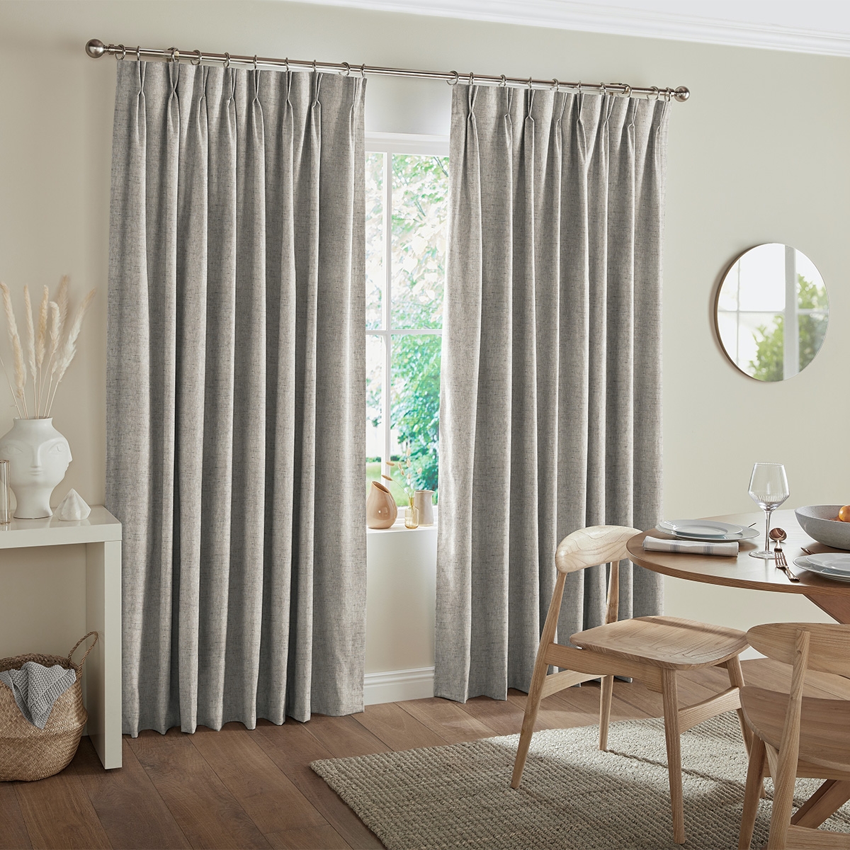 Product photograph of Defoe Bark Curtain from Choice Furniture Superstore.