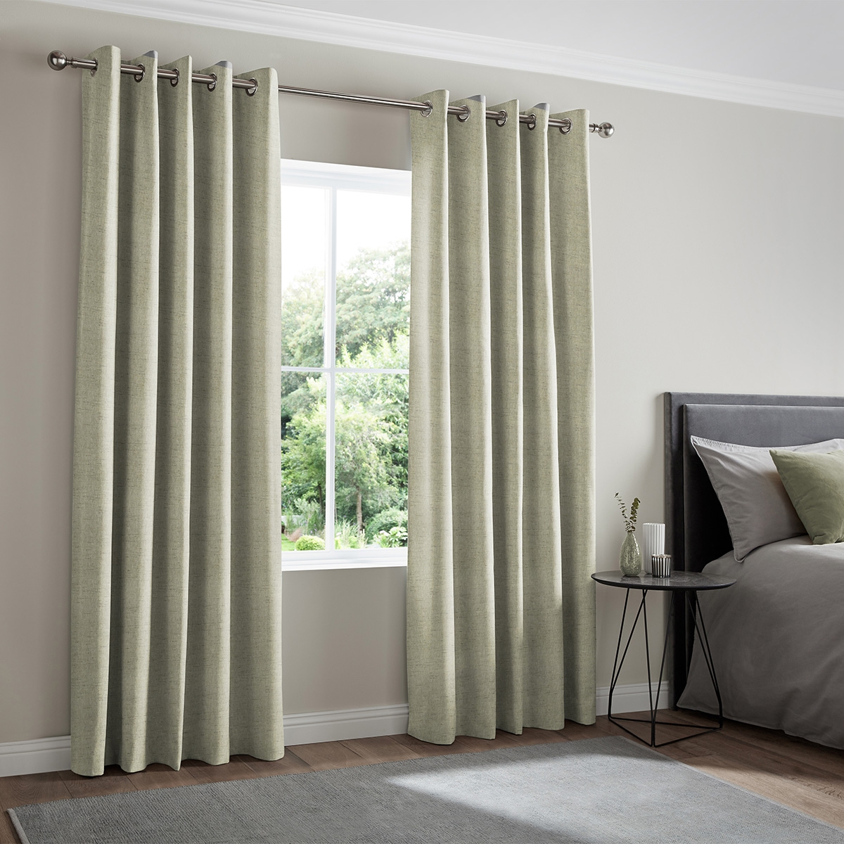 Product photograph of Defoe Fern Curtain from Choice Furniture Superstore.