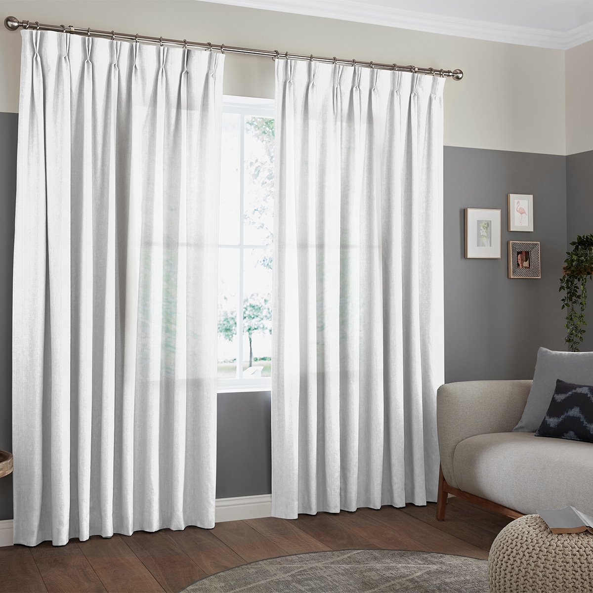 Product photograph of Henderson Ivory Curtain from Choice Furniture Superstore.