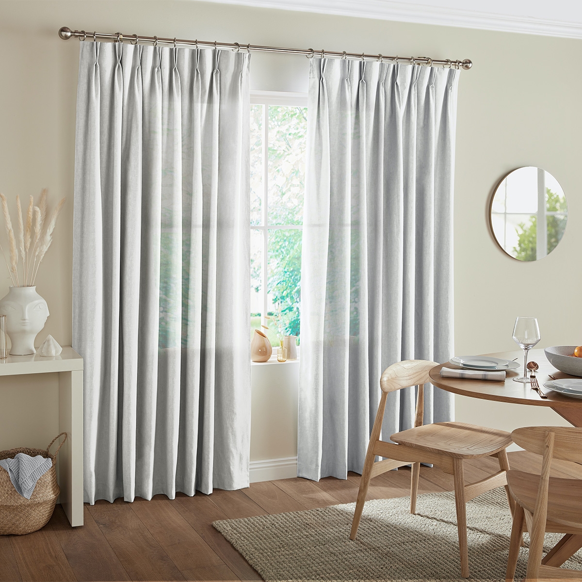 Product photograph of Zaha Linen Curtain from Choice Furniture Superstore.