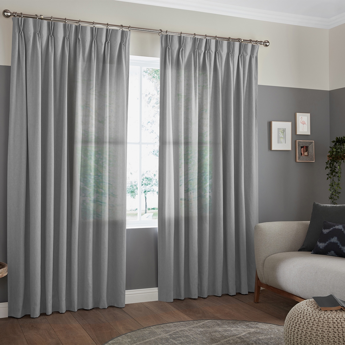 Product photograph of Zaha Smoke Curtain from Choice Furniture Superstore.