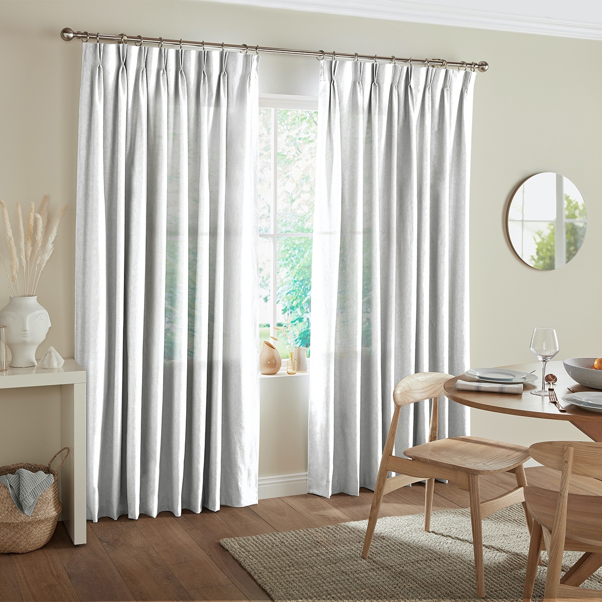 Product photograph of Zaha Snow Curtain from Choice Furniture Superstore.
