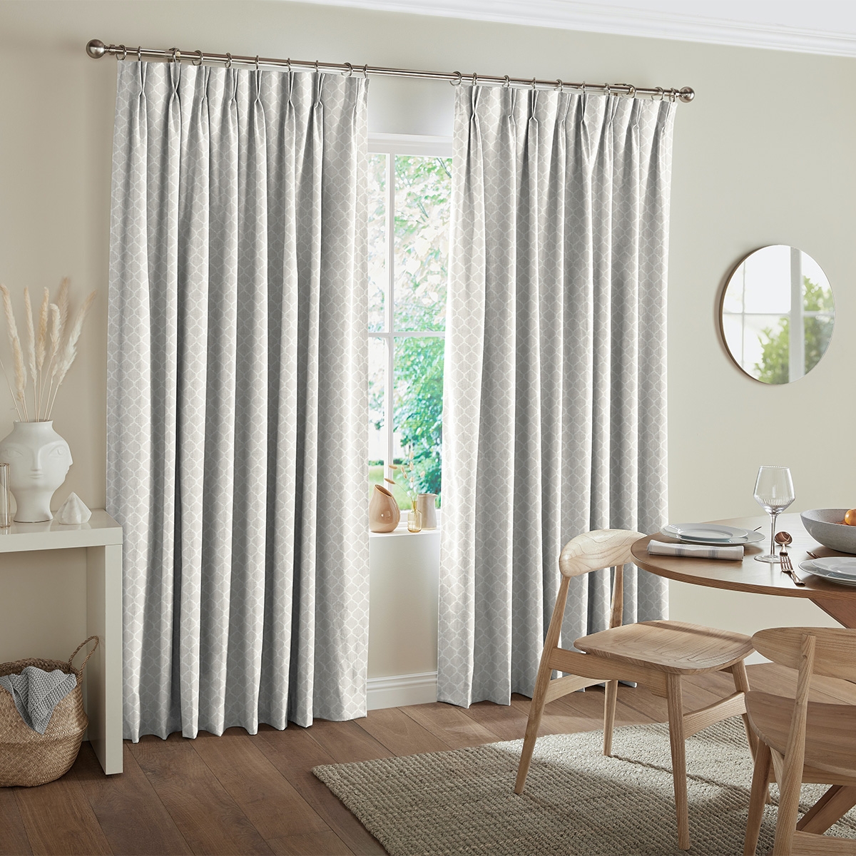 Product photograph of Solomon Oyster Curtain from Choice Furniture Superstore.