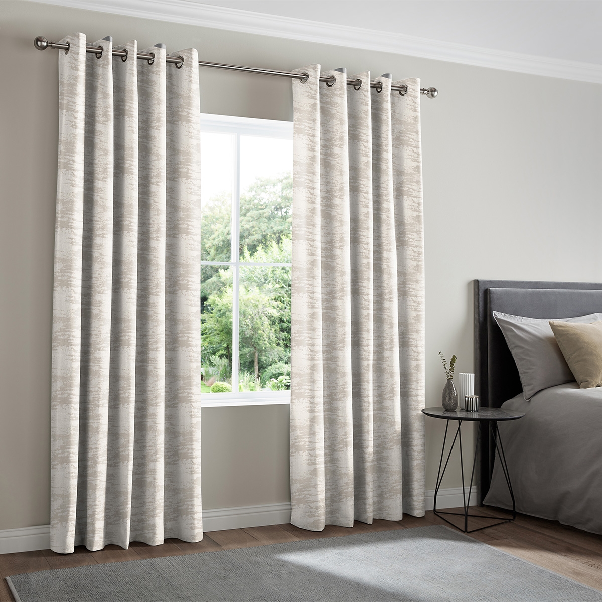 Product photograph of Asmir Platinum Curtain from Choice Furniture Superstore.