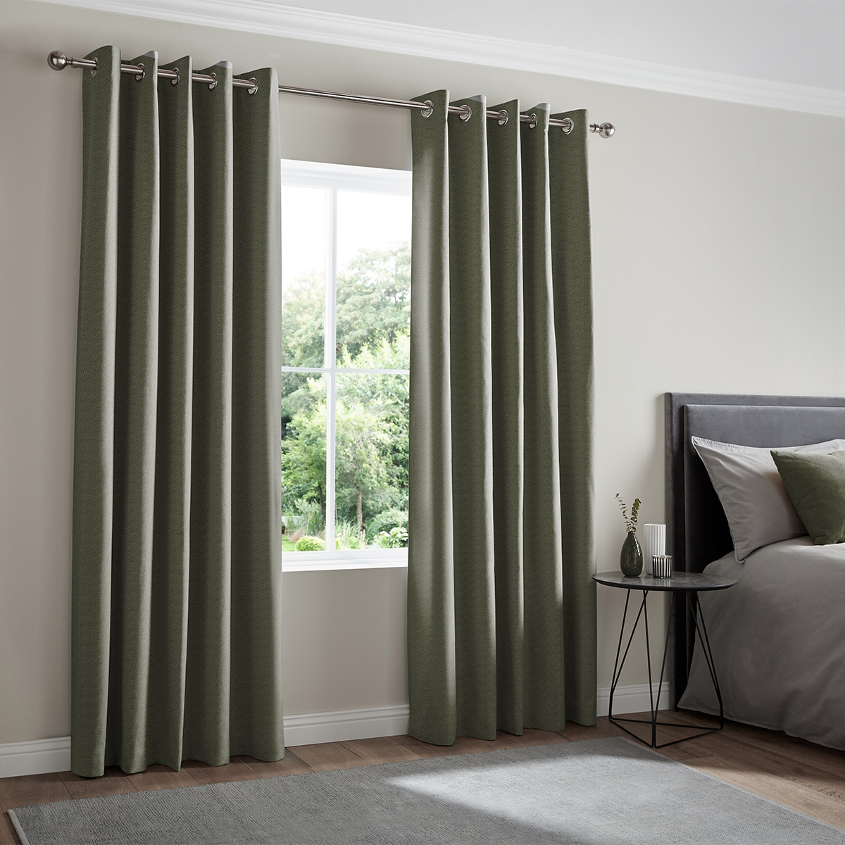 Product photograph of Mina Sage Curtain from Choice Furniture Superstore.