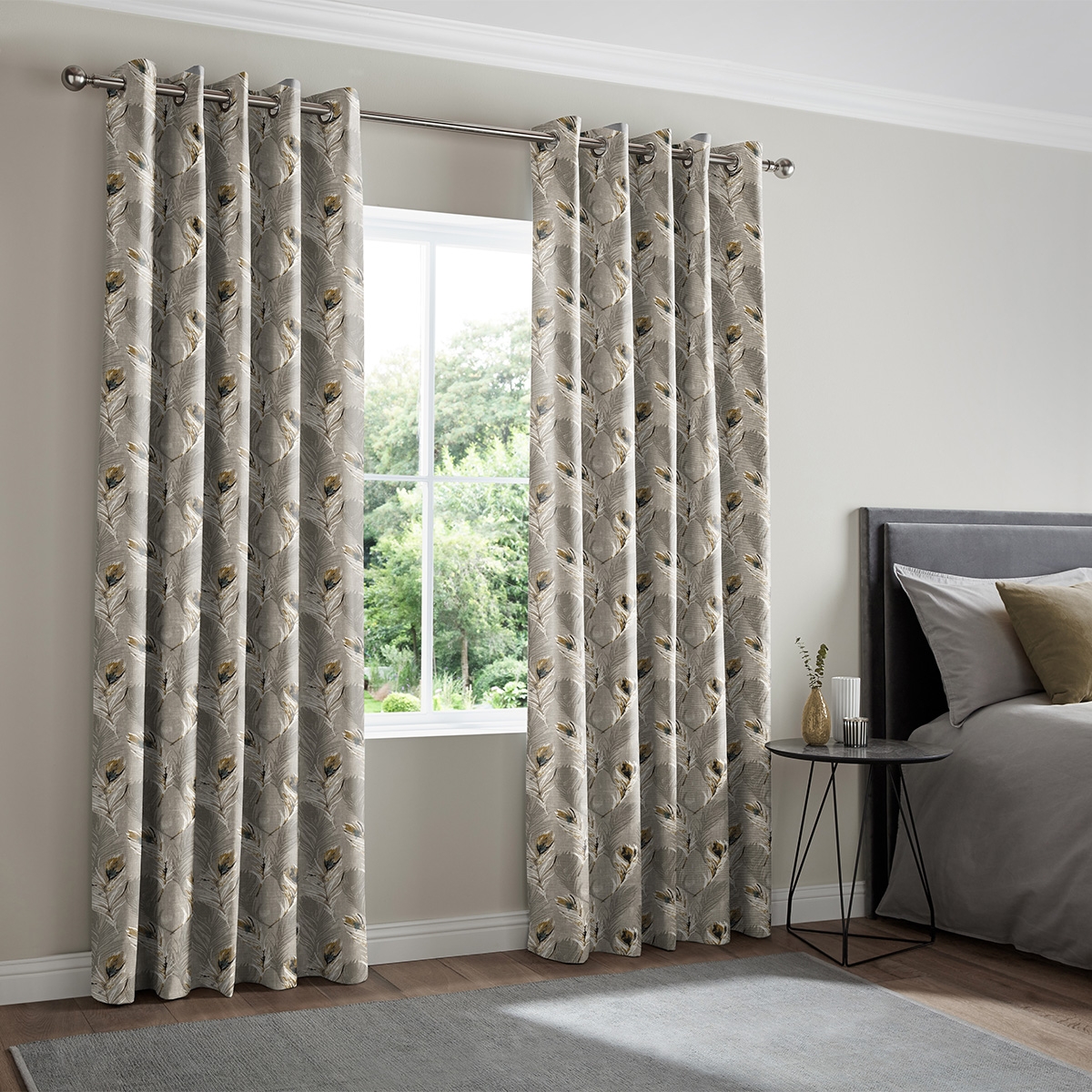 Product photograph of Laimer Linen Curtain from Choice Furniture Superstore.