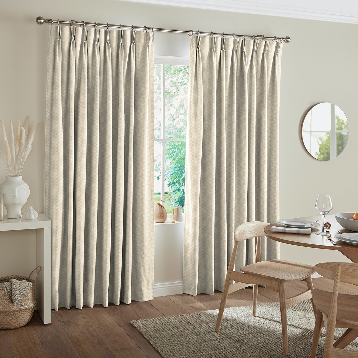 Product photograph of Konsa Champagne Curtain from Choice Furniture Superstore.