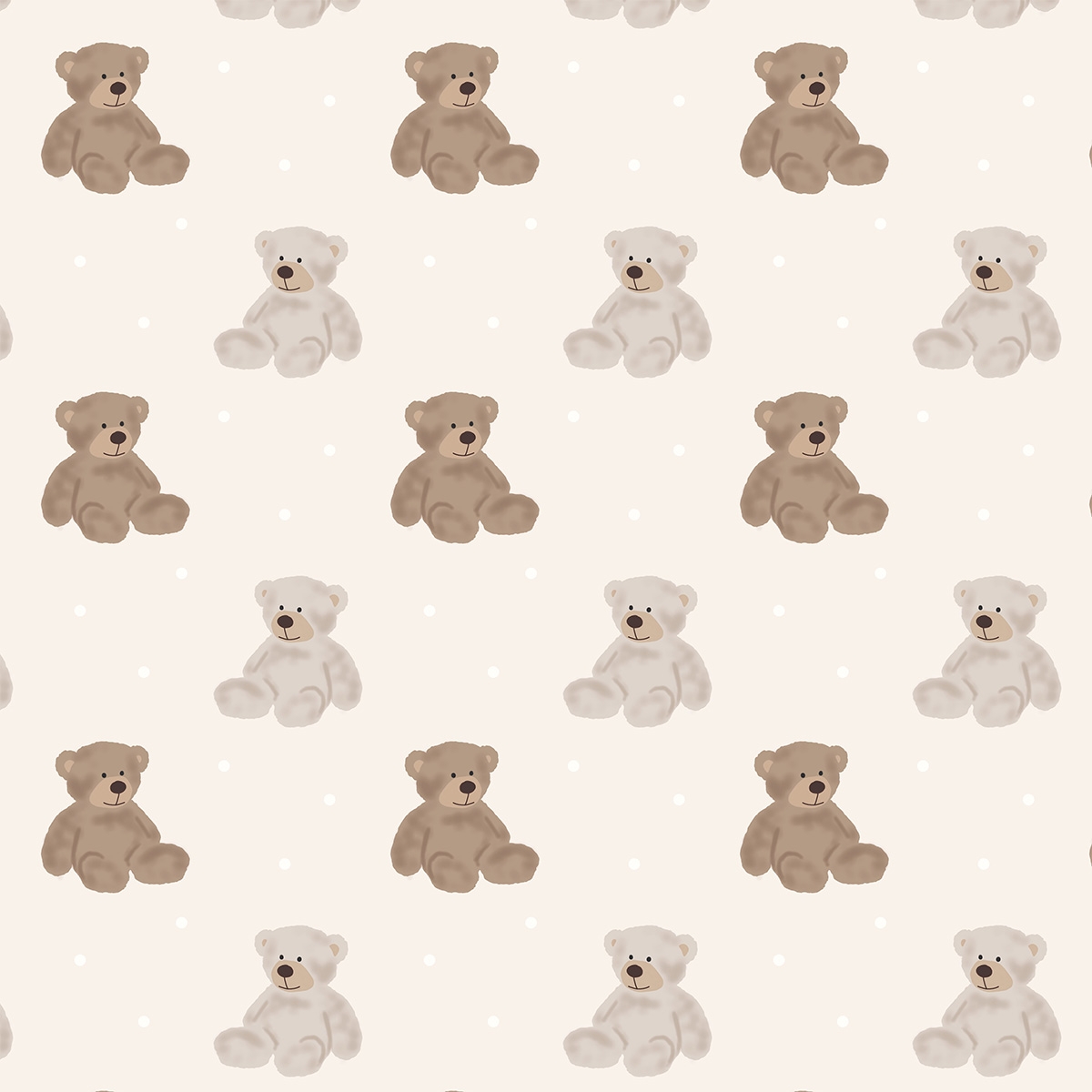 Product photograph of Teddies Cream Curtain from Choice Furniture Superstore.