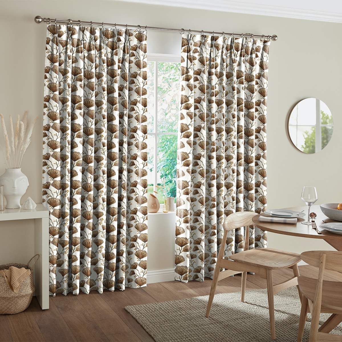Product photograph of Gomes Terracotta Curtain from Choice Furniture Superstore.