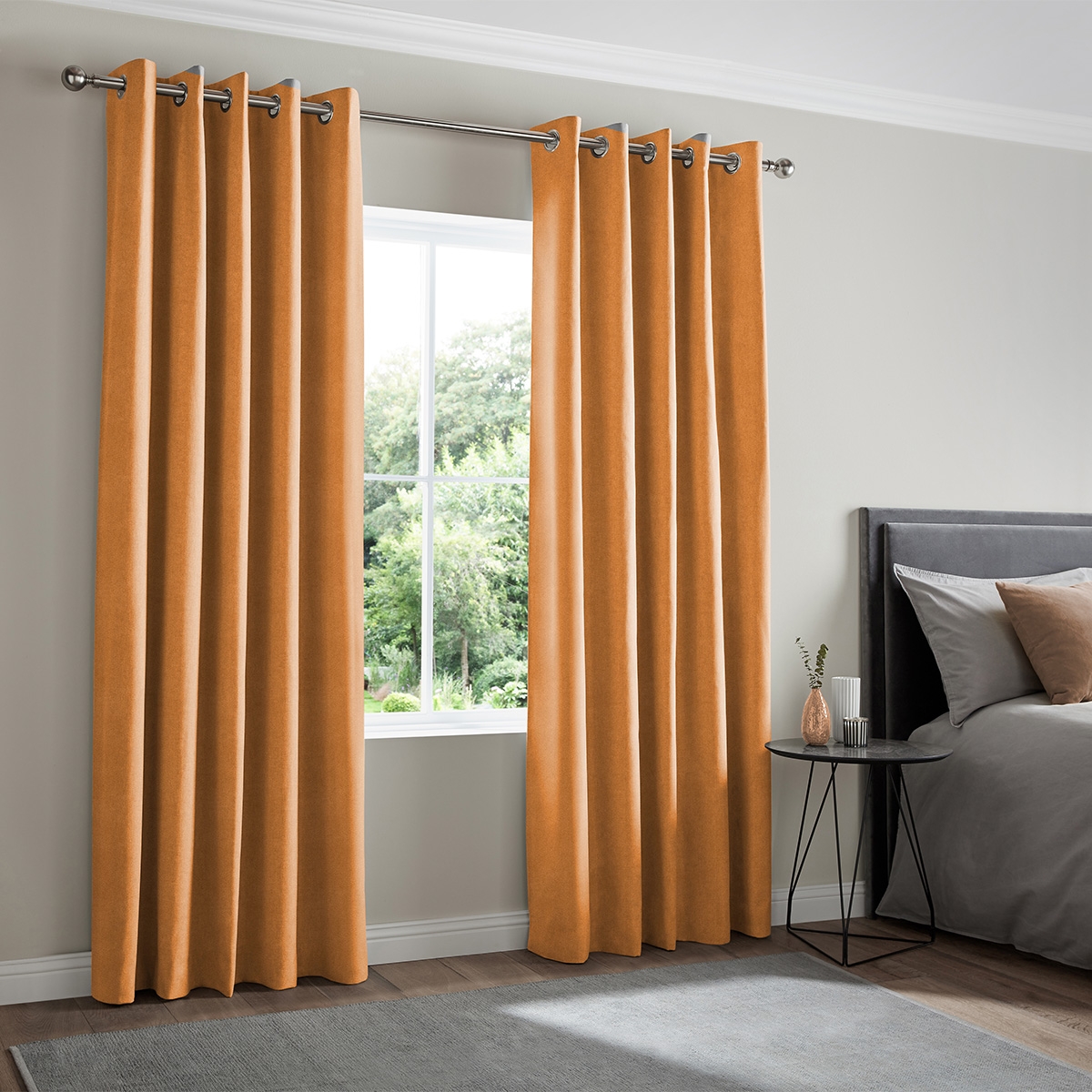 Product photograph of Rudiger Rust Curtain from Choice Furniture Superstore.