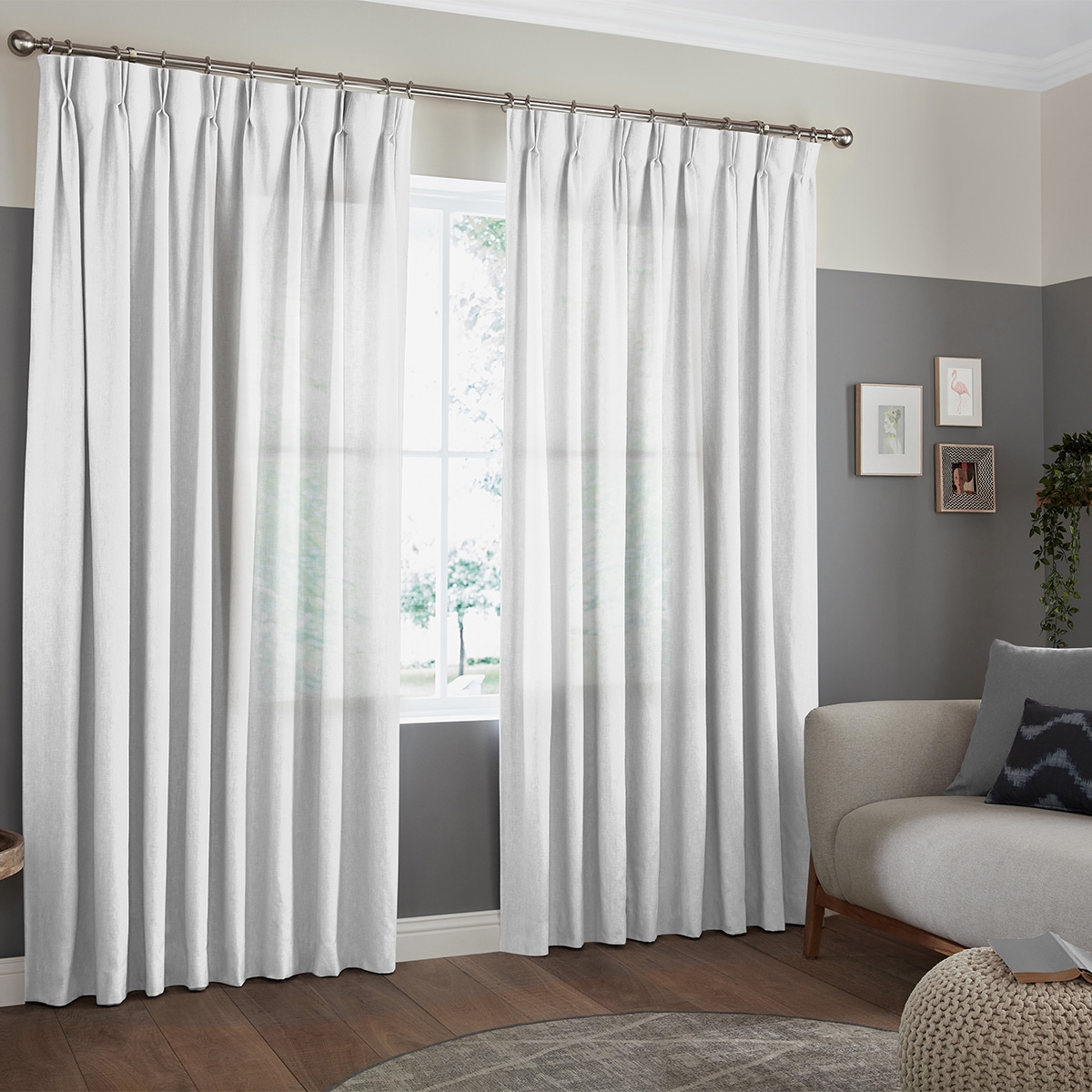 Product photograph of Alvarez Snow Curtain from Choice Furniture Superstore.