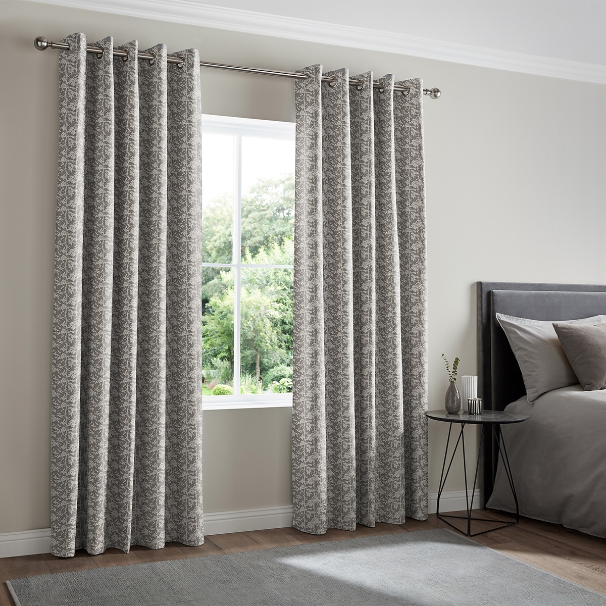 Product photograph of Pavard Graphite Curtain from Choice Furniture Superstore.