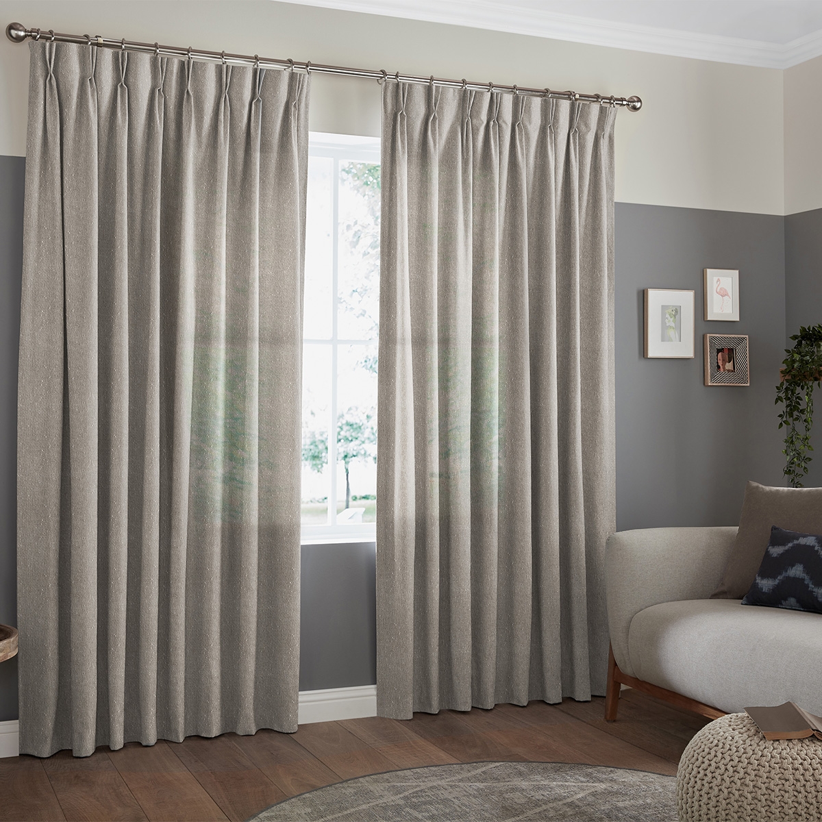 Product photograph of Pukki Linen Curtain from Choice Furniture Superstore.