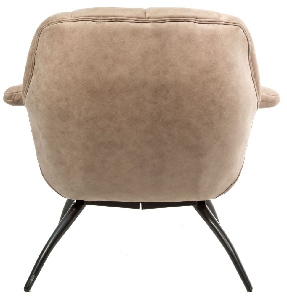 Product photograph of Shelby Oyster Natural Moleskin Fabric Cocktail Chair from Choice Furniture Superstore.