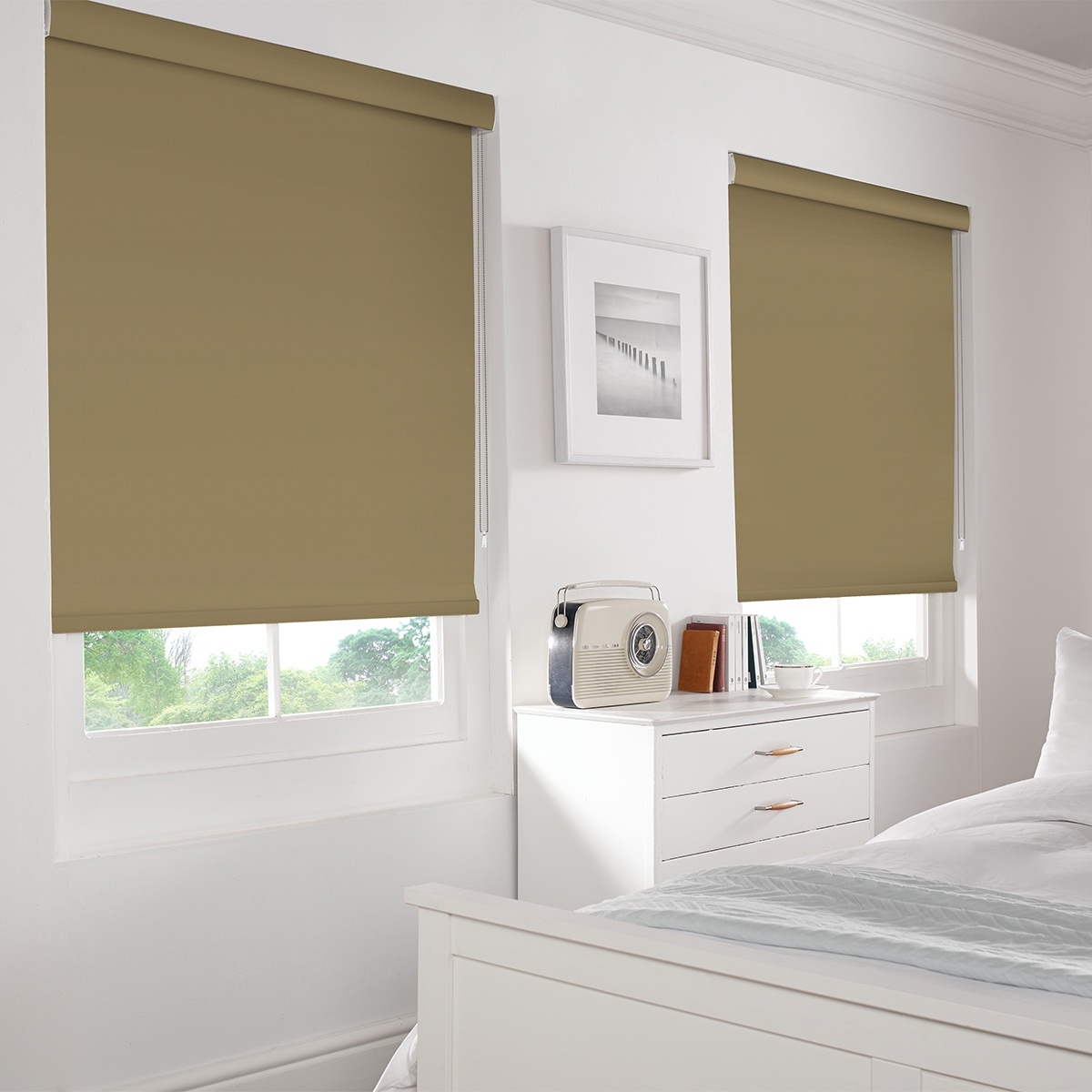 Product photograph of Gravity Sand Roller Blind from Choice Furniture Superstore.