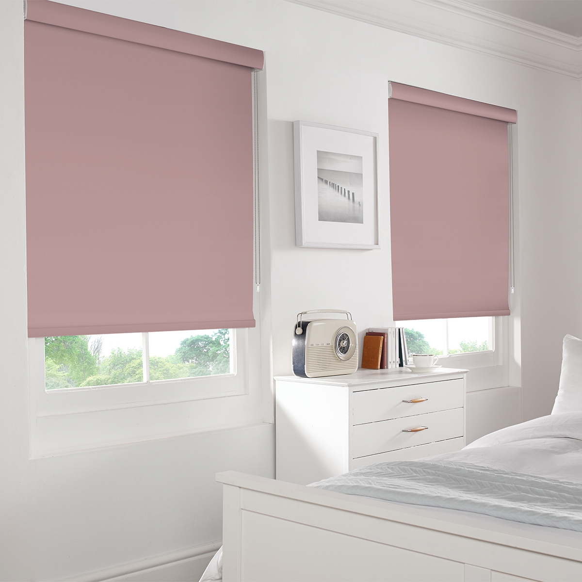 Product photograph of Gravity Pink Roller Blind from Choice Furniture Superstore.