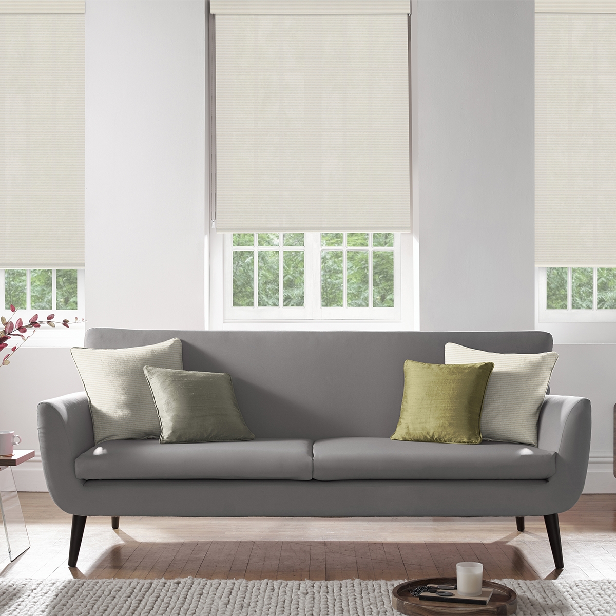 Product photograph of Pinstripes Butterscotch Roller Blind from Choice Furniture Superstore.