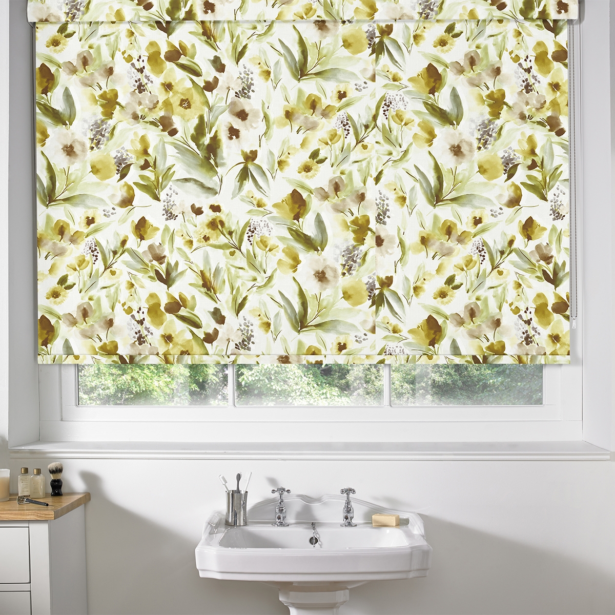 Product photograph of Isla Ochre Roller Blind from Choice Furniture Superstore.