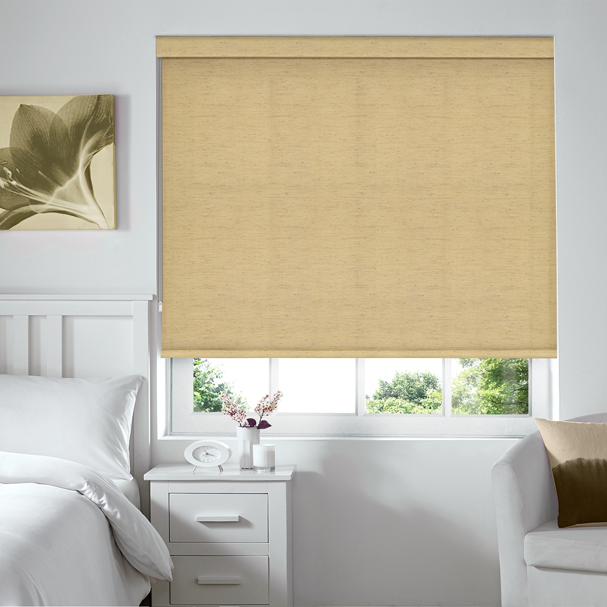 Product photograph of Kinsey Dijon Roller Blind from Choice Furniture Superstore.