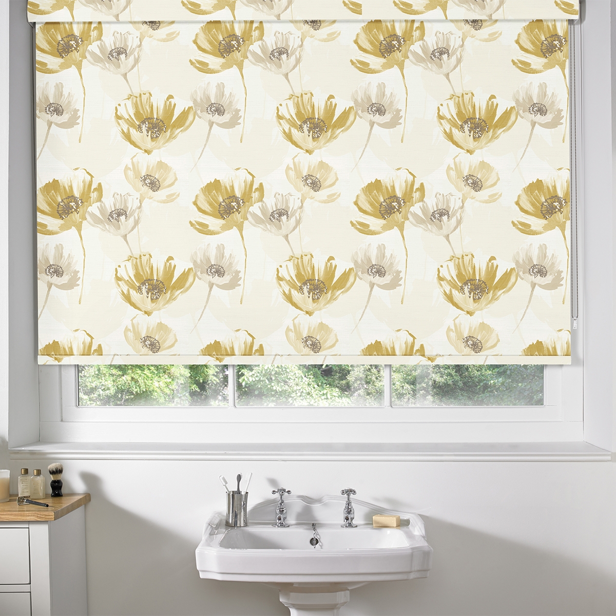 Product photograph of Millie Gold Roller Blind from Choice Furniture Superstore.