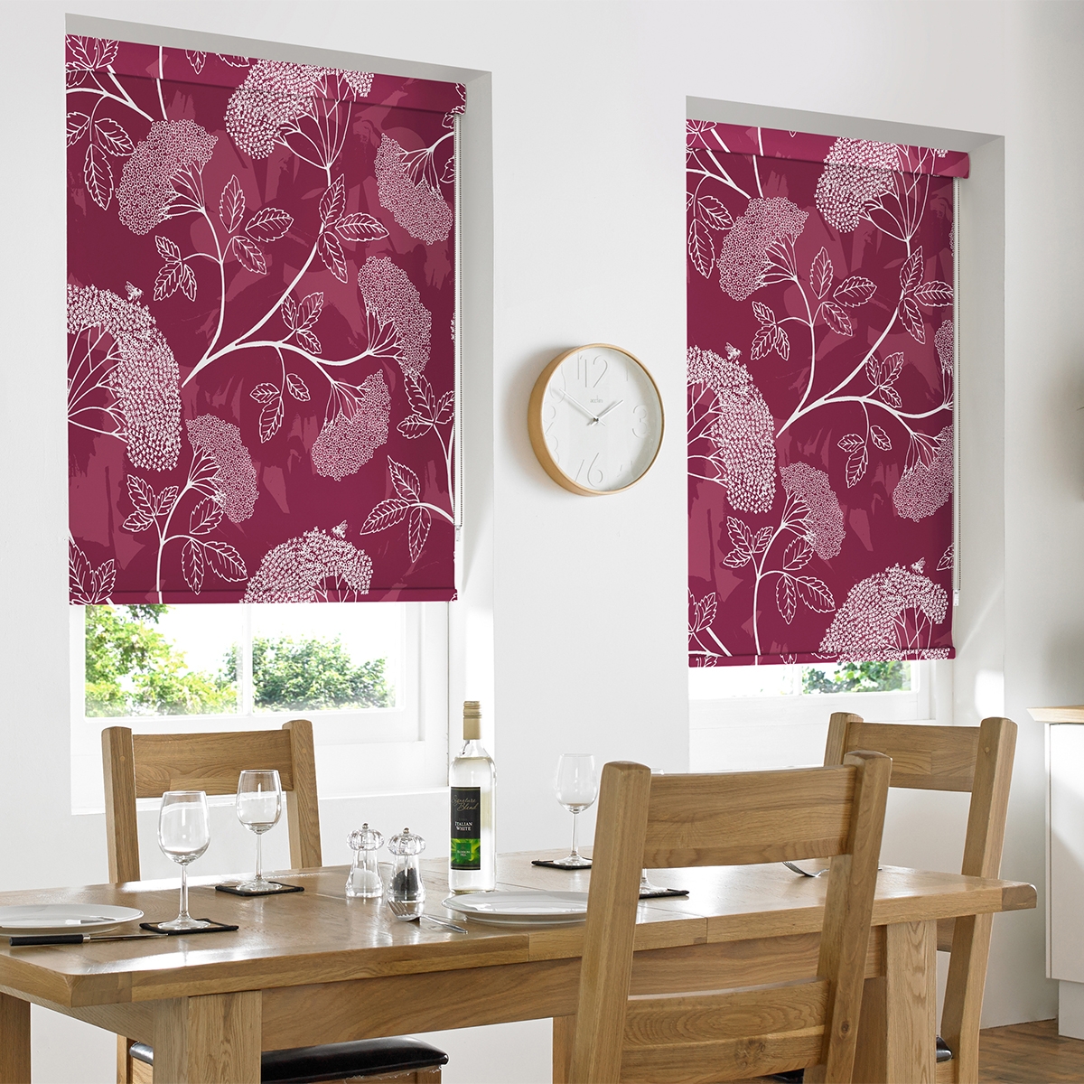 Product photograph of Elder Raspberry Roller Blind from Choice Furniture Superstore.