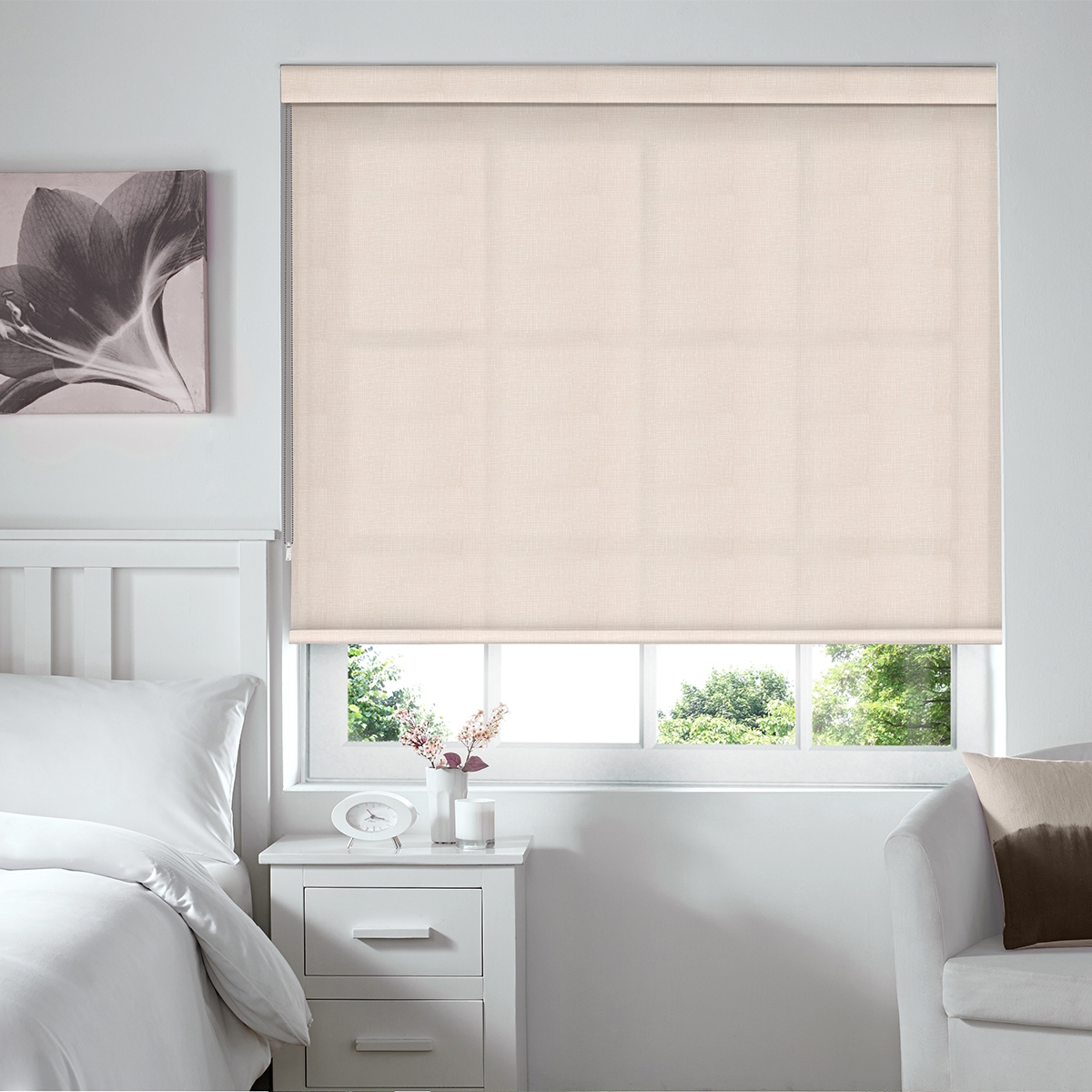 Product photograph of Aspen Candyfloss Roller Blind from Choice Furniture Superstore.