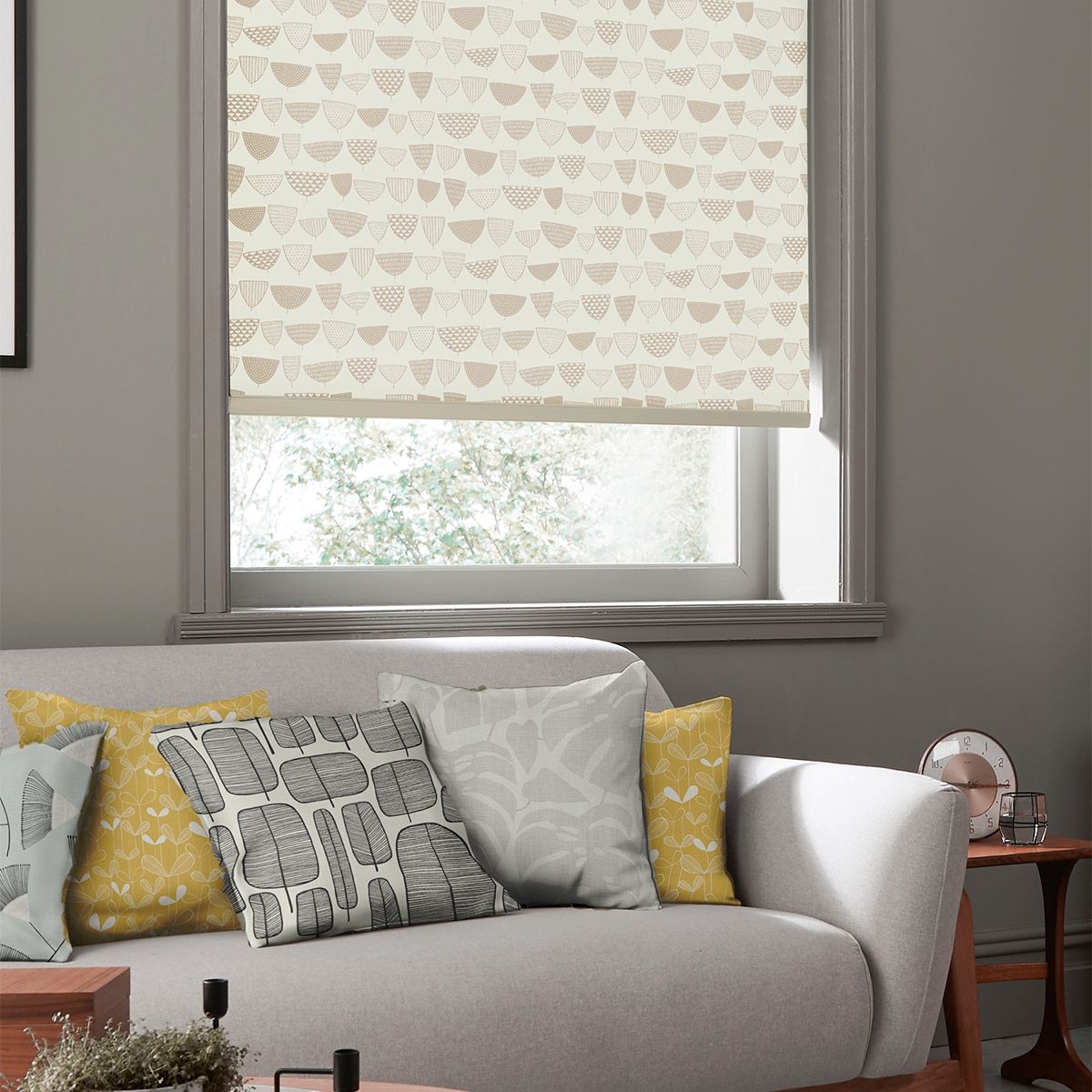 Product photograph of Missprint Allsorts Pebble Roller Blind from Choice Furniture Superstore.