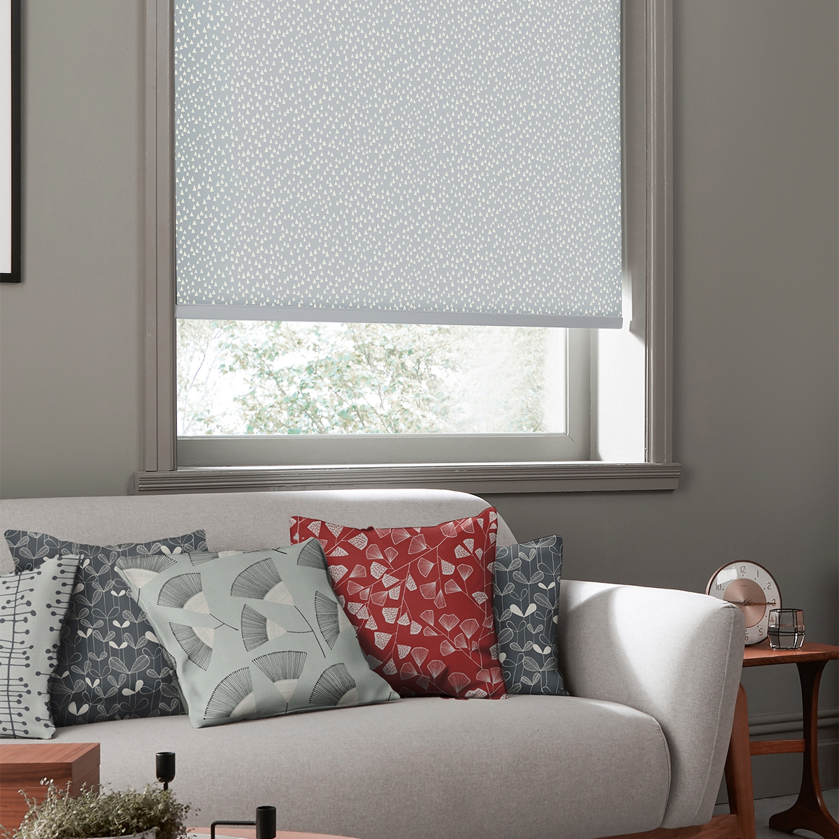 Product photograph of Missprint Chimes Blizzard Roller Blind from Choice Furniture Superstore.
