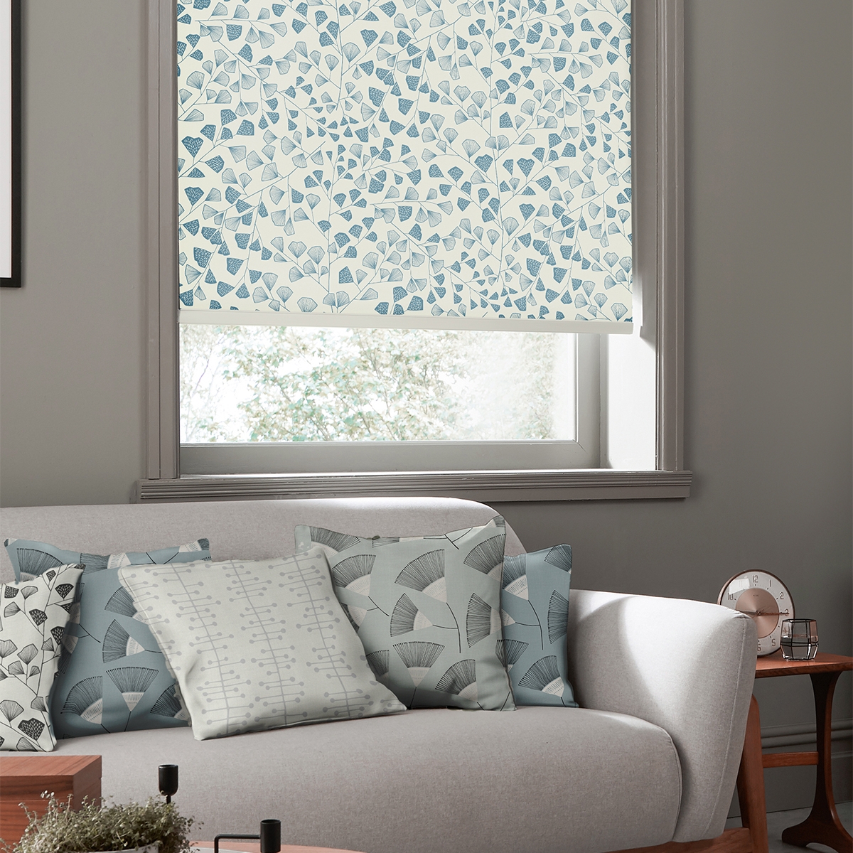 Product photograph of Missprint Fern Lighthouse Roller Blind from Choice Furniture Superstore.