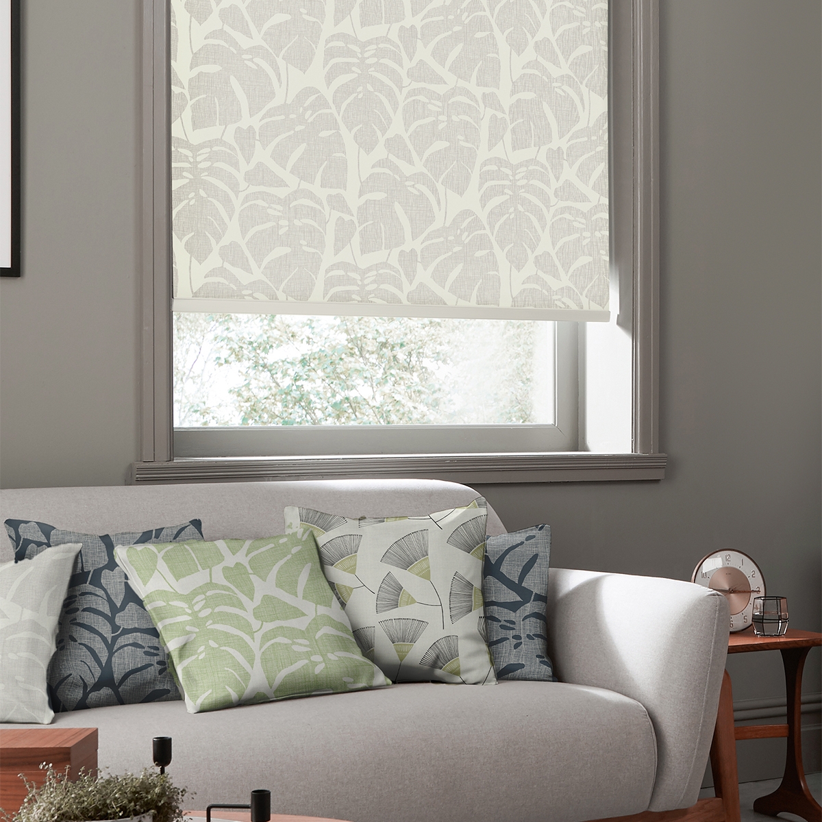 Product photograph of Missprint Guatemala Ghost Roller Blind from Choice Furniture Superstore.