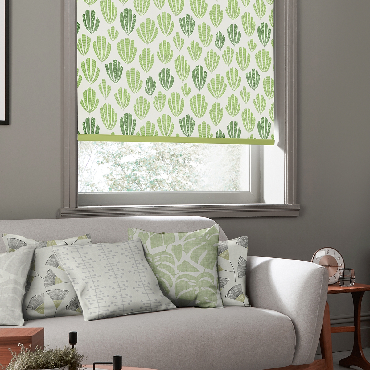 Product photograph of Missprint Hoja Spring-roller Blind from Choice Furniture Superstore.