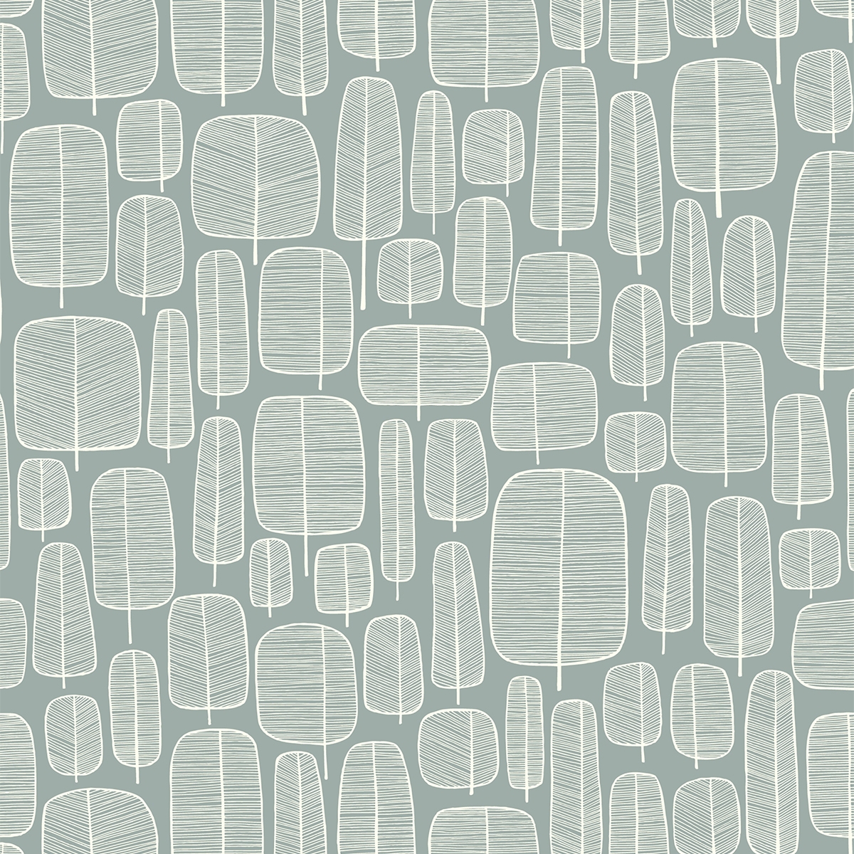 Product photograph of Missprint Little Trees Comet Roller Blind from Choice Furniture Superstore.