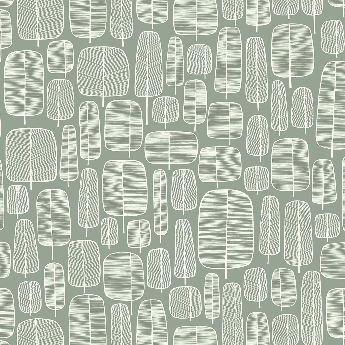 Product photograph of Missprint Little Trees English Grey-roller Blind from Choice Furniture Superstore.