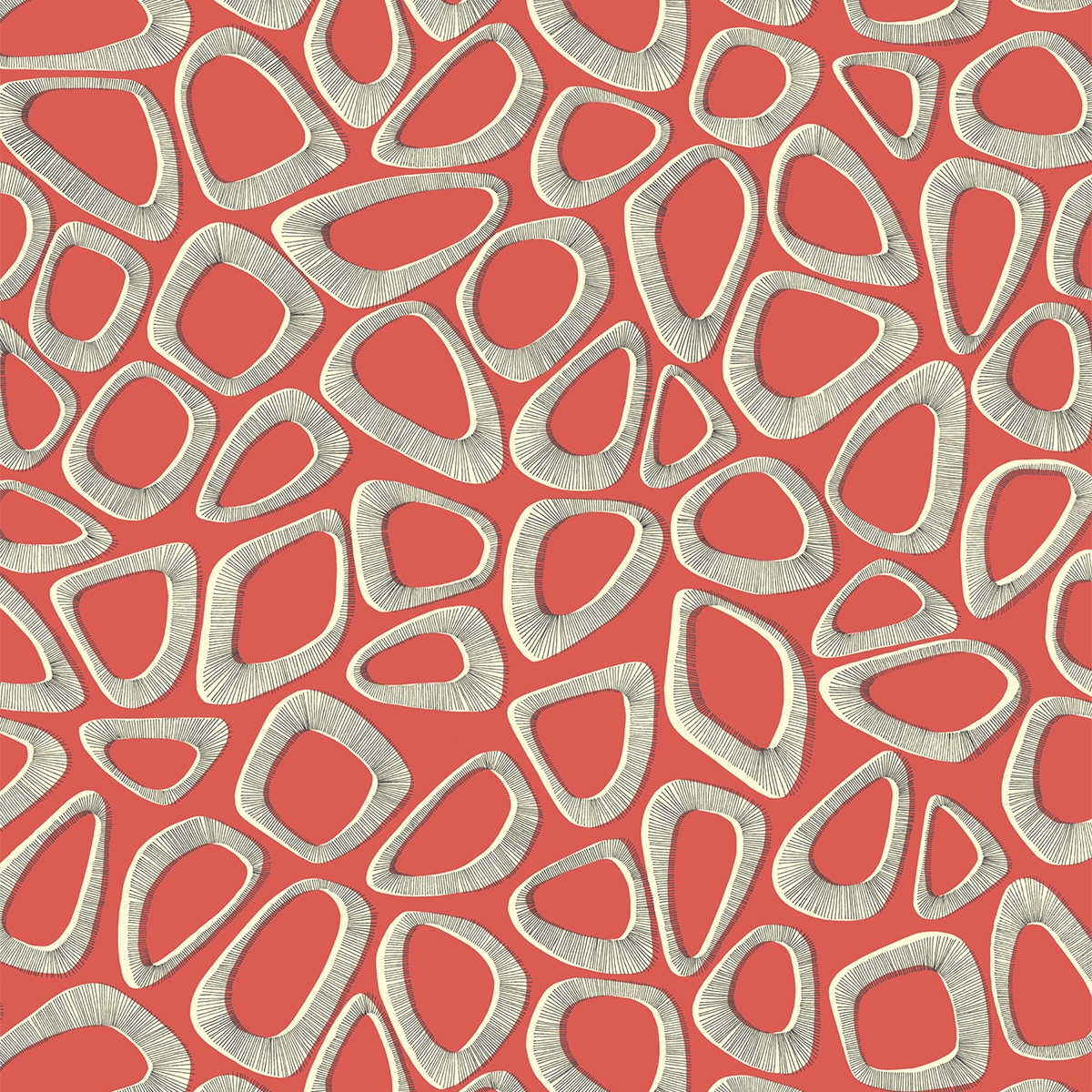 Product photograph of Missprint Pebbles Ladybird-roller Blind from Choice Furniture Superstore.