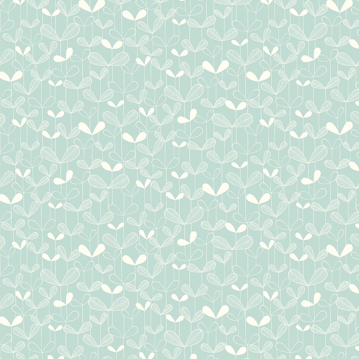 Product photograph of Missprint Saplings Pale Aqua-roller Blind from Choice Furniture Superstore.