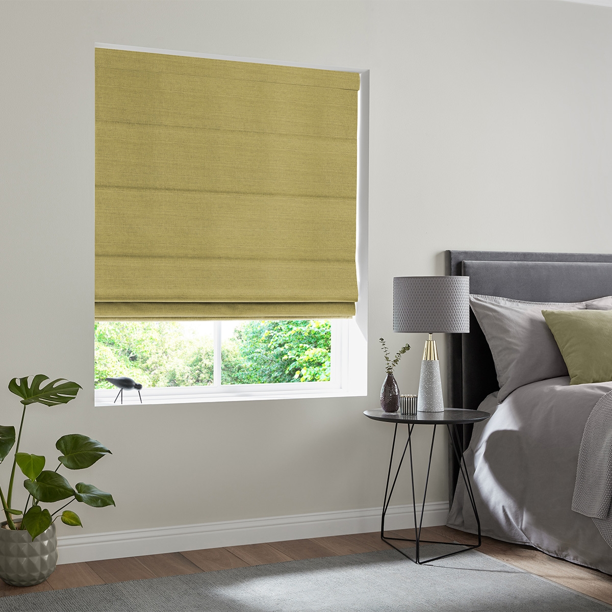 Product photograph of Tyson Lime Roman Blind from Choice Furniture Superstore.