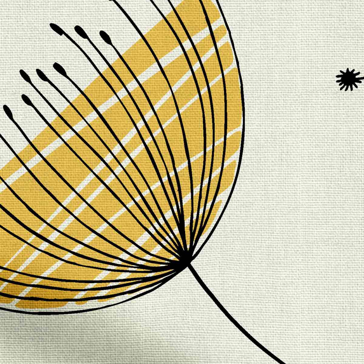 Product photograph of Missprint Dandelion Mobile Sunflower Yellow Roman Blind from Choice Furniture Superstore.