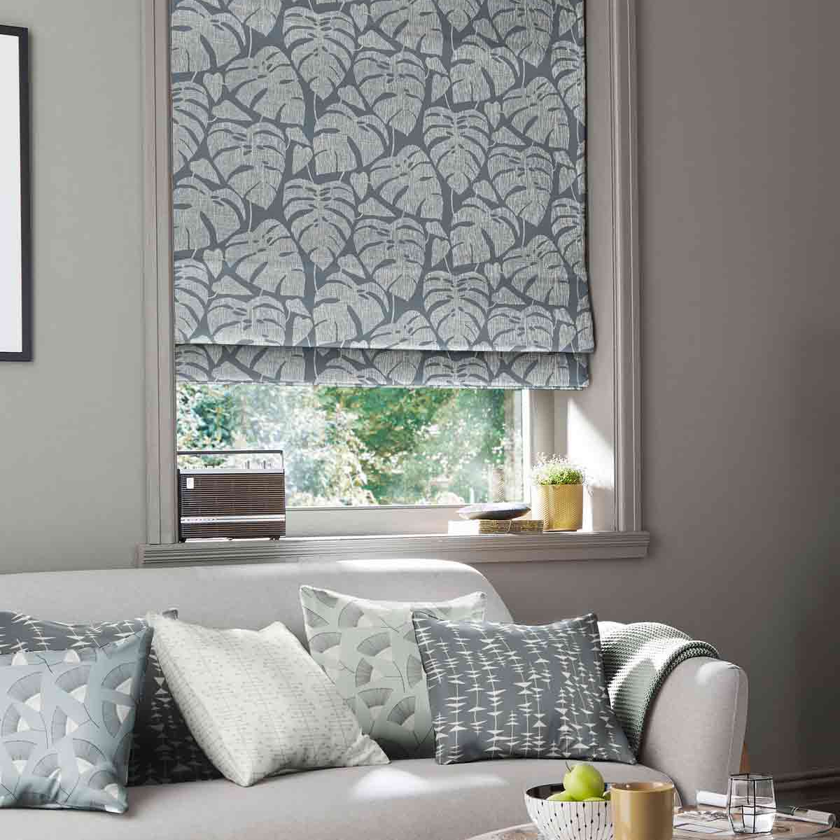 Product photograph of Missprint Guatemala After Dark Roman Blind from Choice Furniture Superstore.