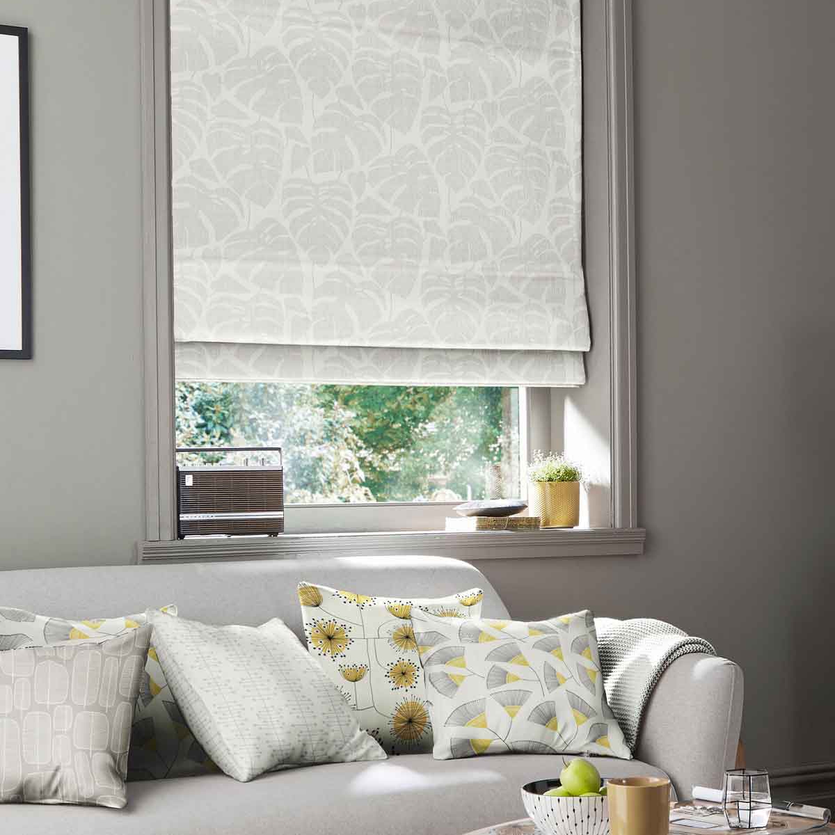 Product photograph of Missprint Guatemala Ghost Roman Blind from Choice Furniture Superstore.