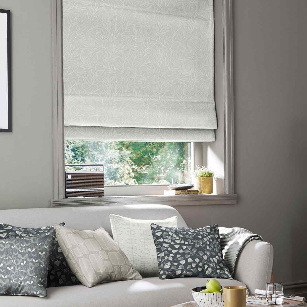 Product photograph of Missprint Laurus Stonewash Roman Blind from Choice Furniture Superstore.
