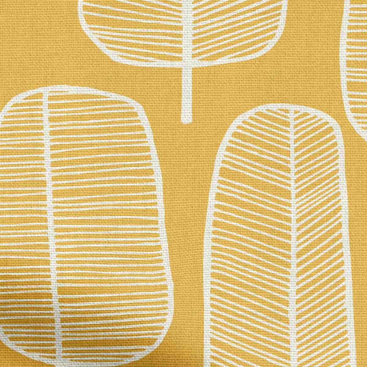 Product photograph of Missprint Little Trees Yellow Roman Blind from Choice Furniture Superstore.