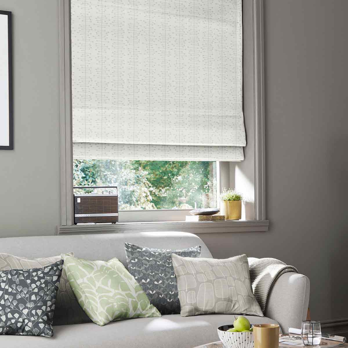 Product photograph of Missprint Muscat Small Moonstone Roman Blind from Choice Furniture Superstore.