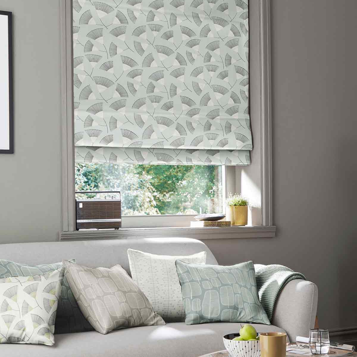 Product photograph of Missprint Persia Platinum Roman Blind from Choice Furniture Superstore.