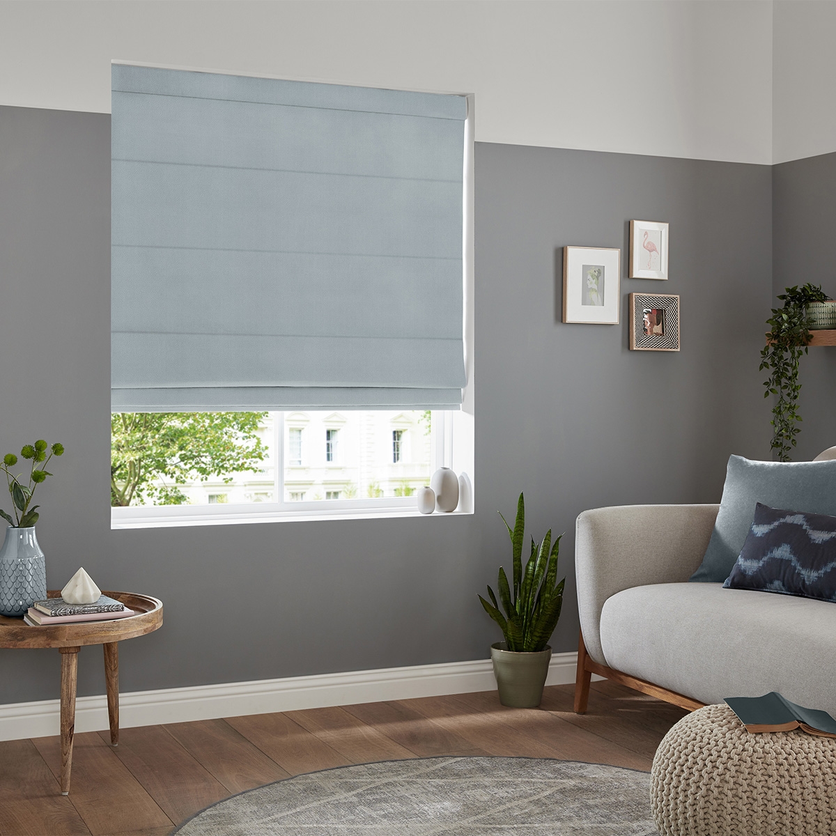 Product photograph of Mina Spa Roman Blind from Choice Furniture Superstore.