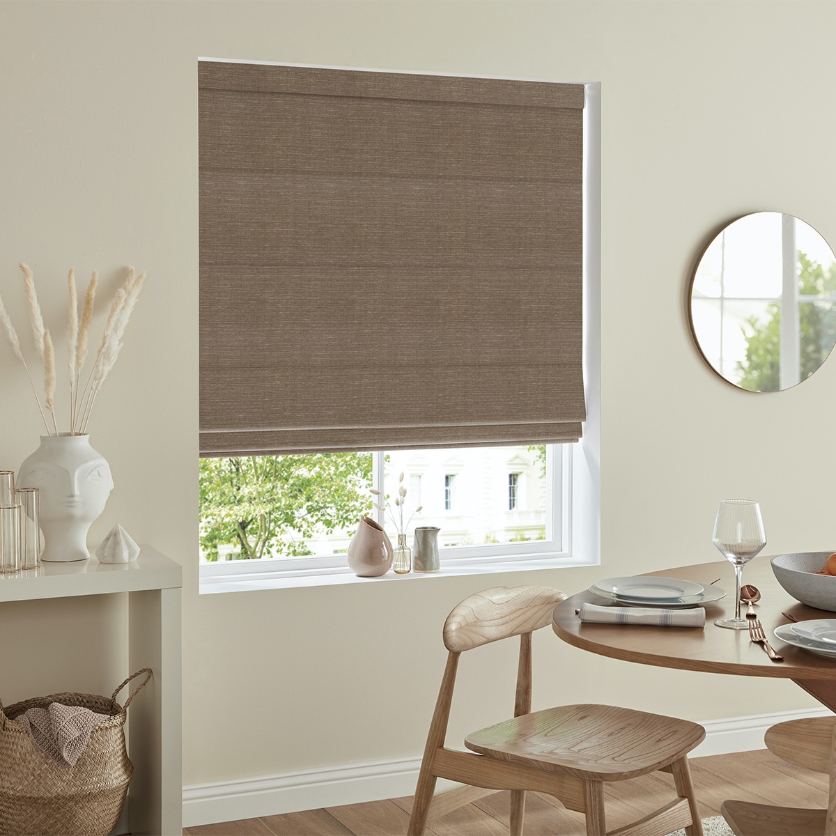Product photograph of Tyson Bronze Roman Blind from Choice Furniture Superstore.